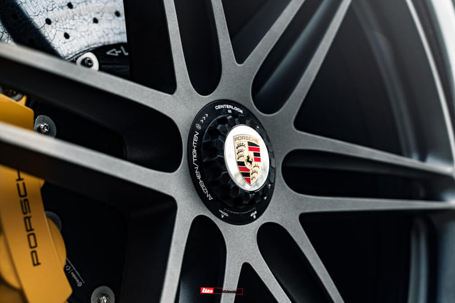 HRE P106 forged wheel on Porsche 992 Turbo S