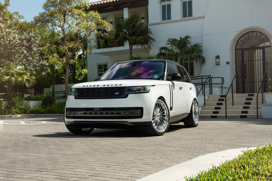 HRE S209H forged wheel on White Range Rover