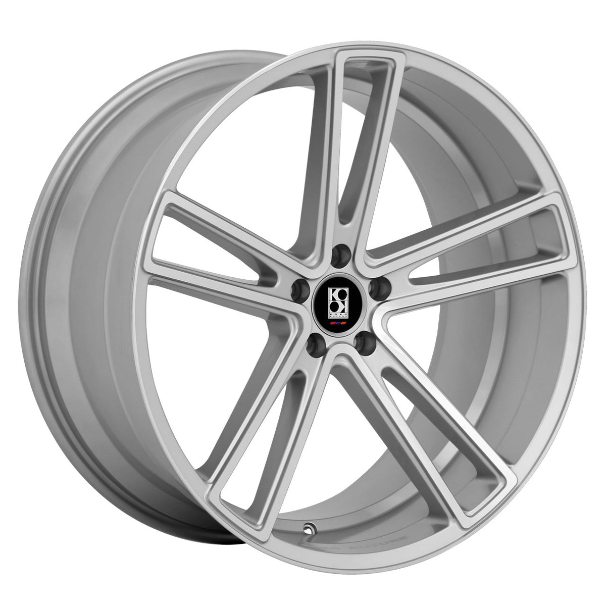 Koko Kuture MASSA-5 Silver/Machined wheel