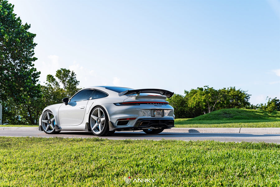 ANRKY RS5.2 forged wheel on 9|Design Porsche 992TT-S
