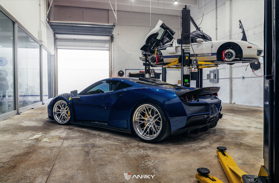 ANRKY RS2.3 forged wheel on Novitec N-Largo Ferrari F8