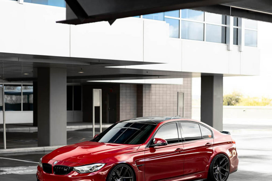 HRE P101SC forged wheel on RED BMW F80 M3