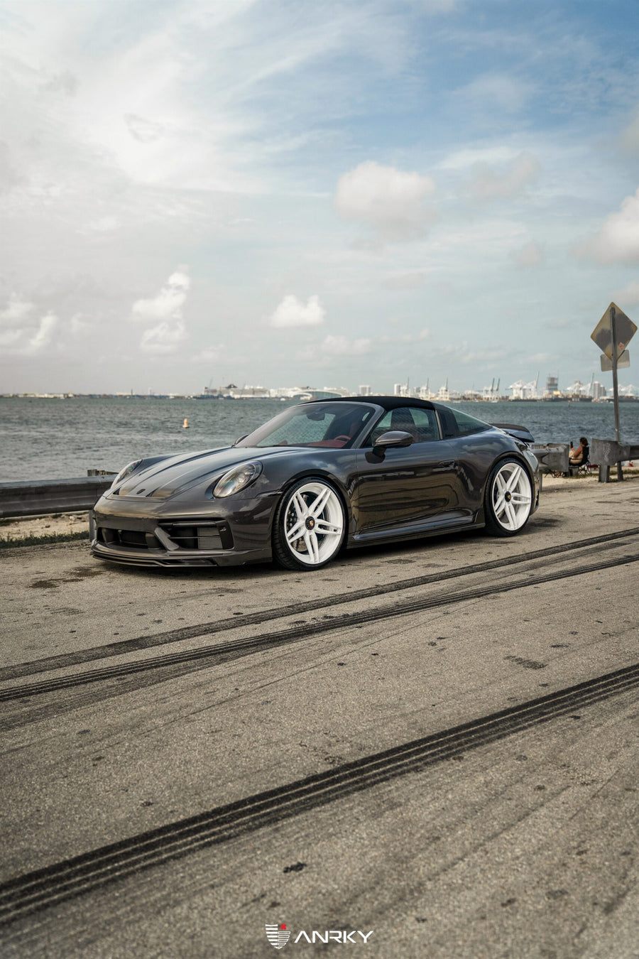 ANRKY AN27 forged wheel on Porsche 992 Targa GTS