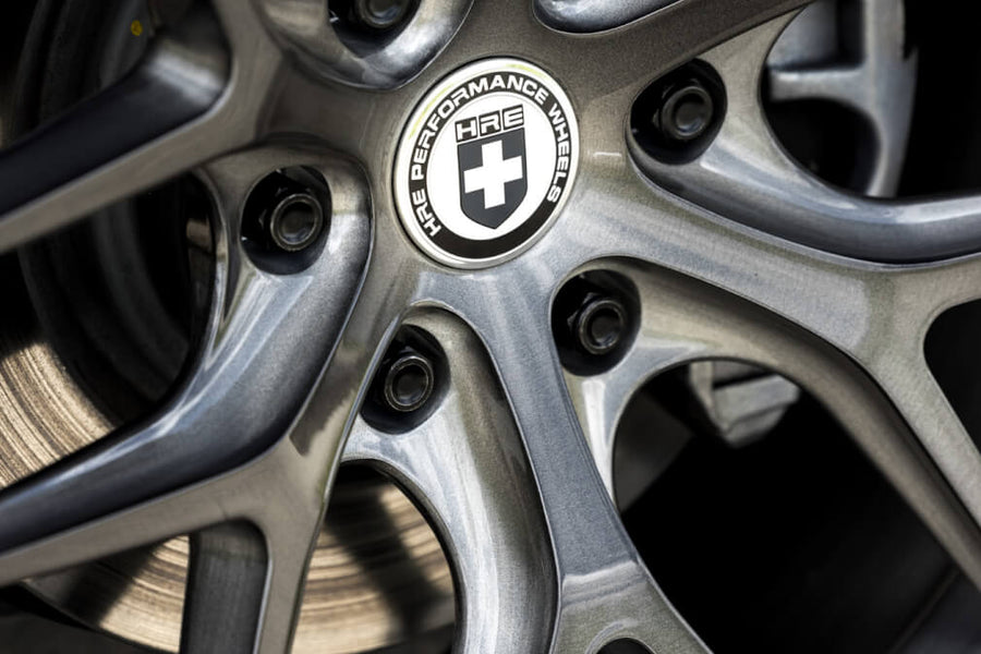 HRE P161 forged wheel on Ford Raptor R Green