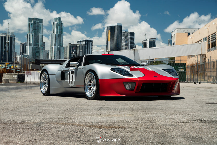 ANRKY RS2.3 forged wheel on Widebody Ford GT
