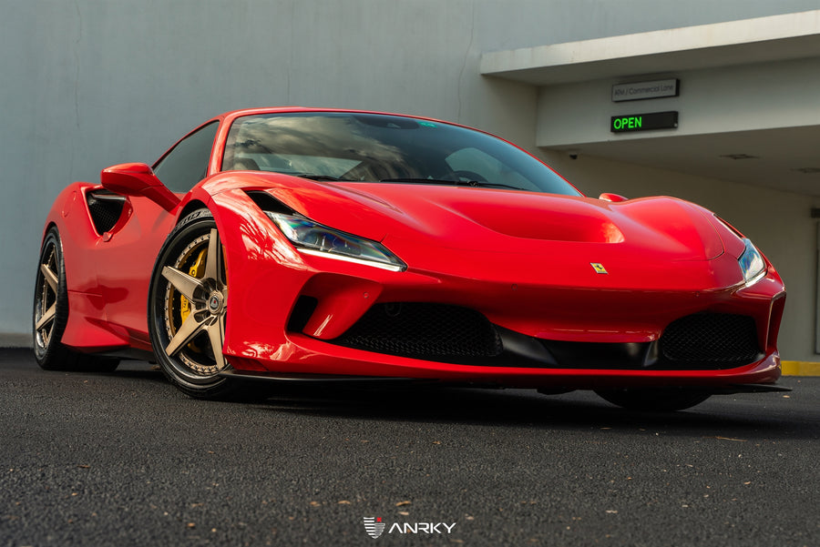 ANRKY RS5.3C forged wheel on Ferrari F8 Tributo