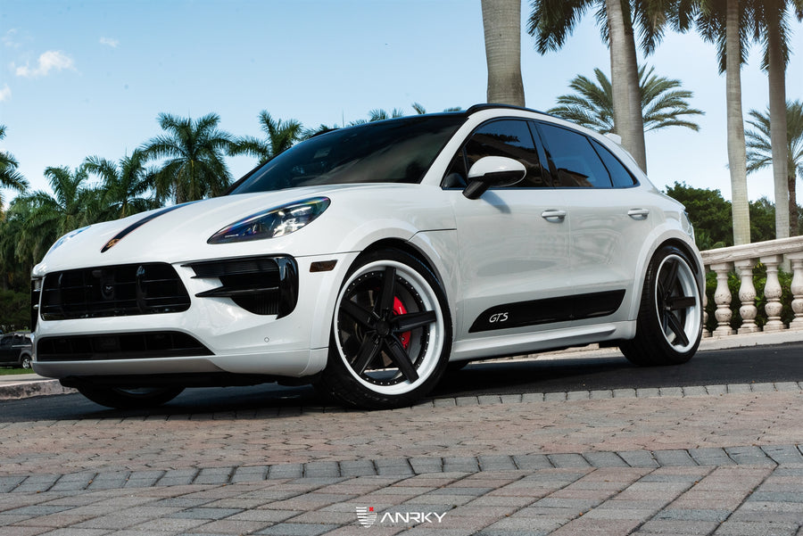 ANRKY AN35 forged wheel on Novitec Porsche Macan GTS Widebody