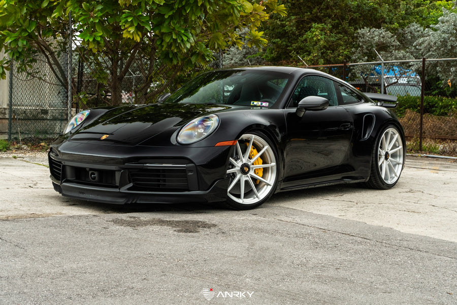 ANRKY AN18 forged wheel on Porsche 992TT-S