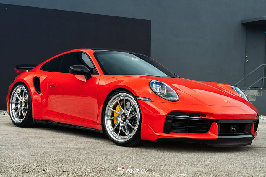 ANRKY AN33 forged wheel on Porsche 992TT-S AN33 SeriesTHREE