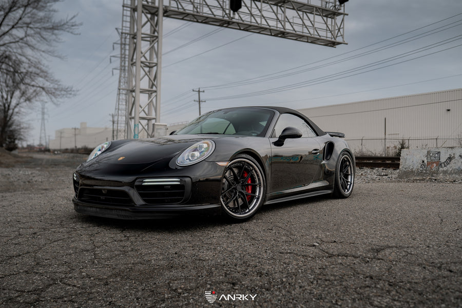ANRKY XR-301 forged wheel on Porsche 991TT Convertible