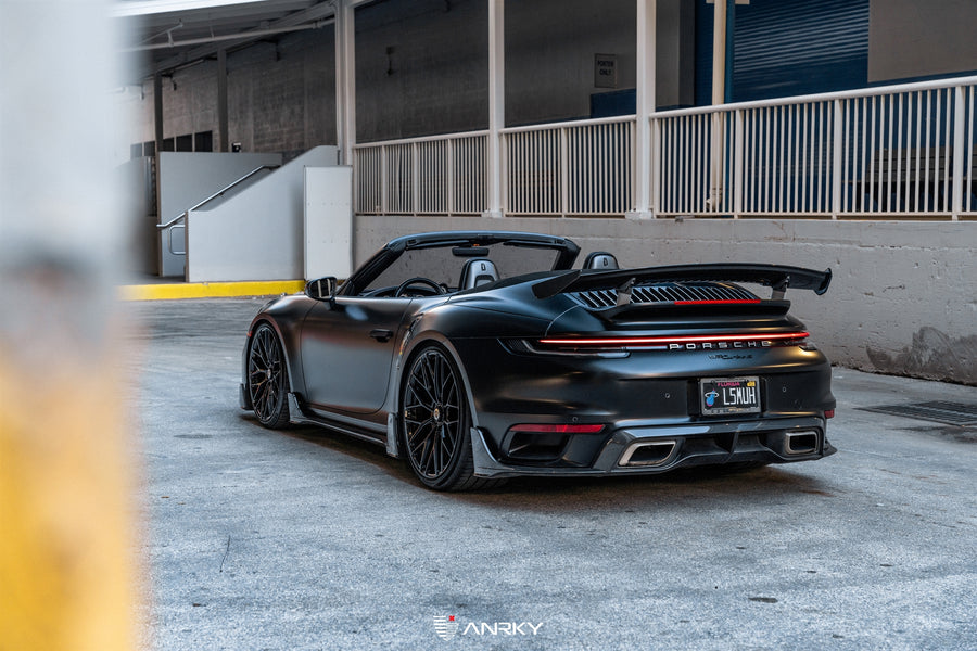 ANRKY AN10 forged wheel on 9Design Porsche 992TT-S