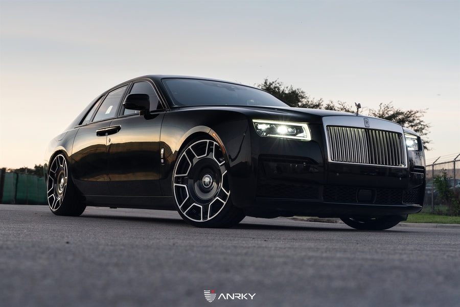 ANRKY RF-277 forged wheel on Rolls Royce Ghost