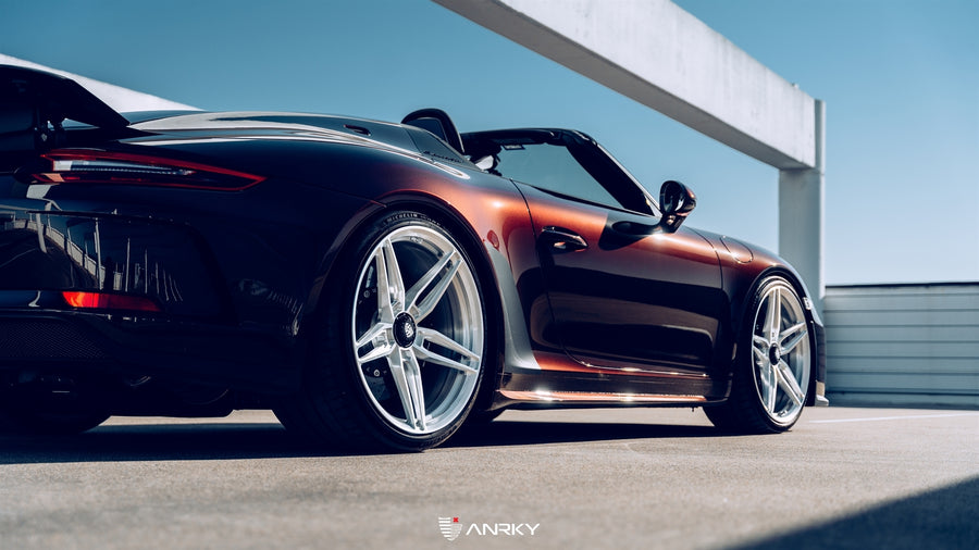 ANRKY AN17 forged wheel on Porsche 991 Speedster