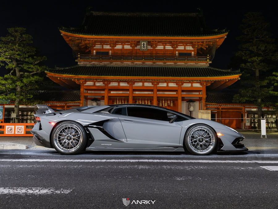ANRKY RS1 forged wheel on Lamborghini Aventador SVJ Roadster