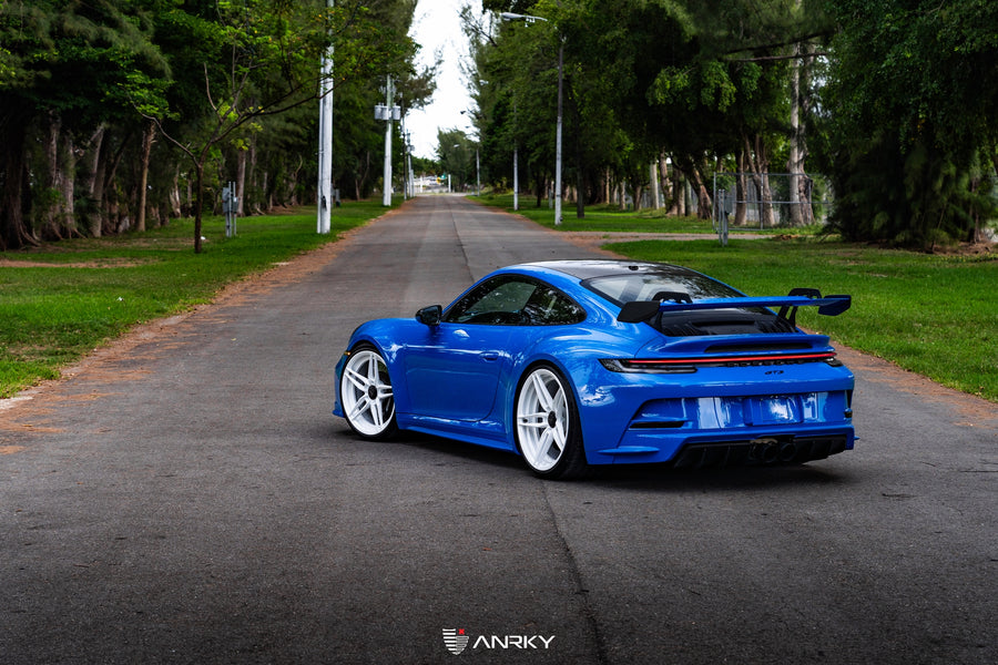 ANRKY AN27 forged wheel on Porsche 992 GT3