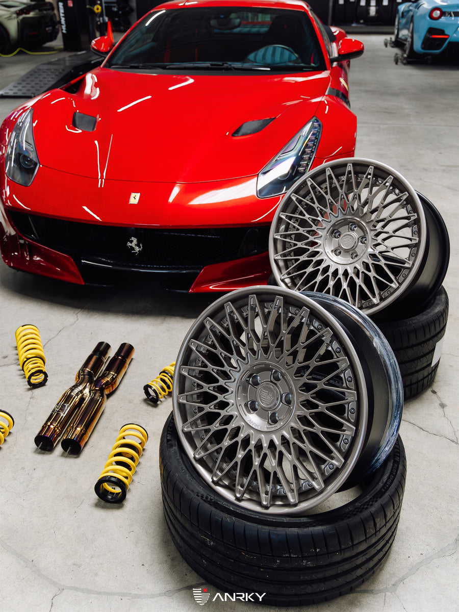 ANRKY RS7.3 forged wheel on Ferrari F12 TDF