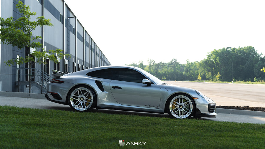 ANRKY AN26 forged wheel on Porsche 991.2TT-S