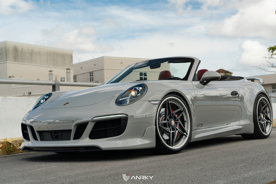ANRKY S3-X3 forged wheel on Porsche 991.2 GTS Convertible