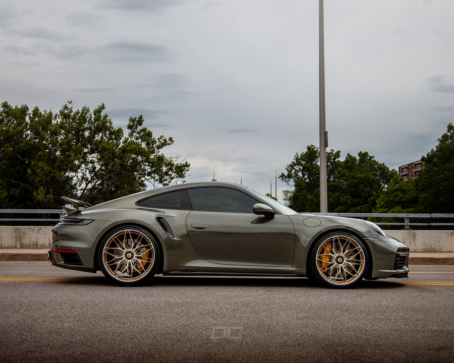 ANRKY S1-X1 forged wheel on Porsche 992TT-S