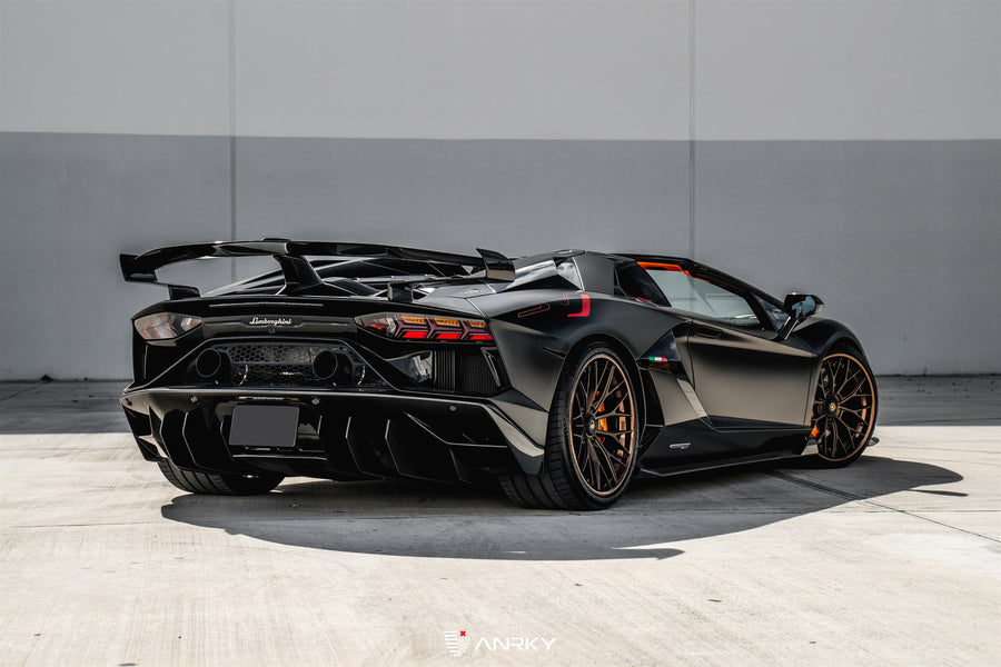ANRKY AN30 forged wheel on Lamborghini Aventador SVJ Roadster