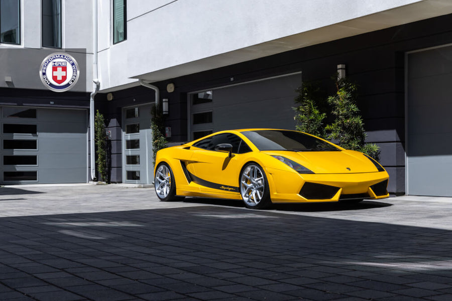 HRE R101 Lightweight forged wheel on Lamborghini Gallardo Superleggera