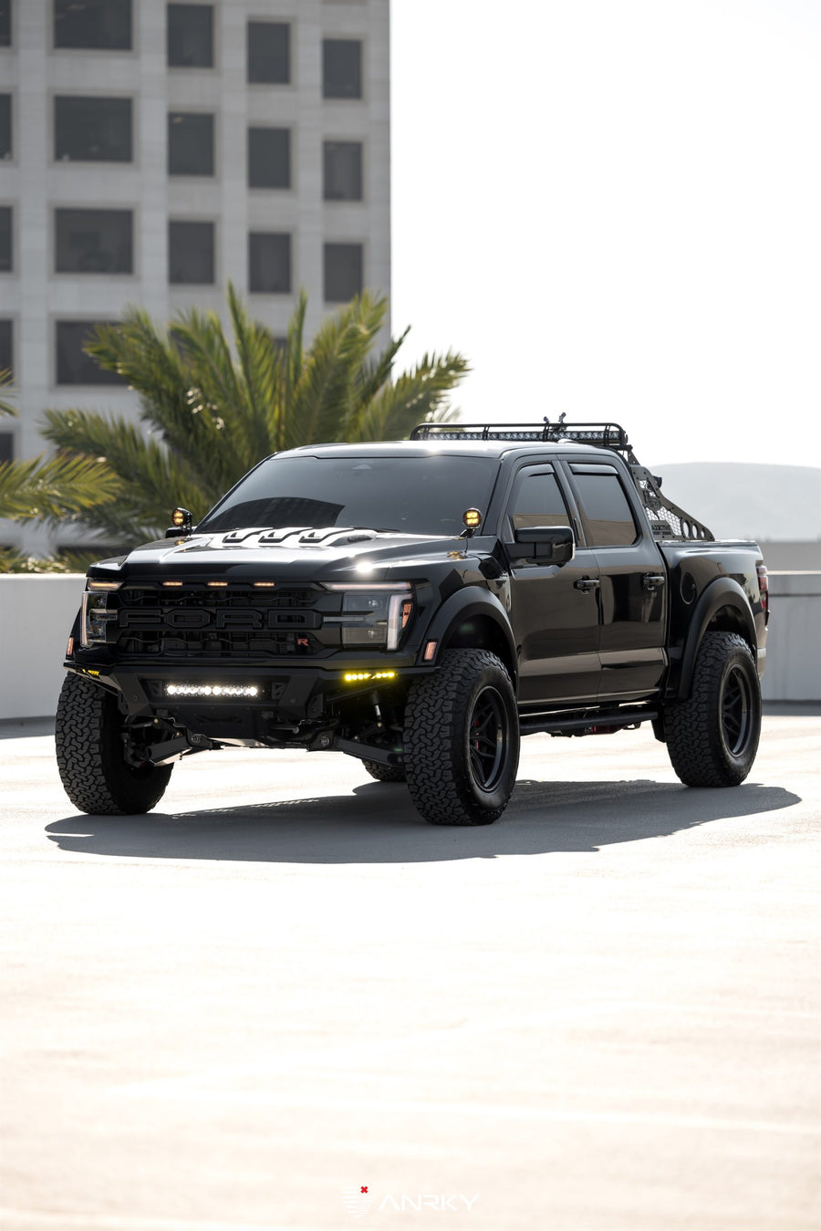 ANRKY AN36 forged wheel on Ford F150 Raptor R