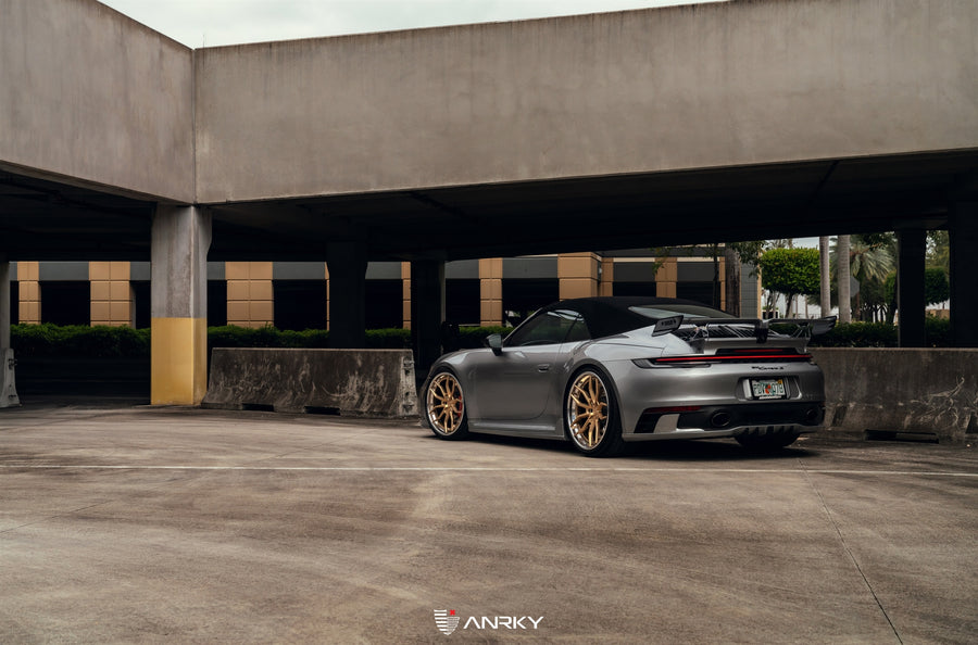 ANRKY AN31 forged wheel on TechART Porsche 992TT