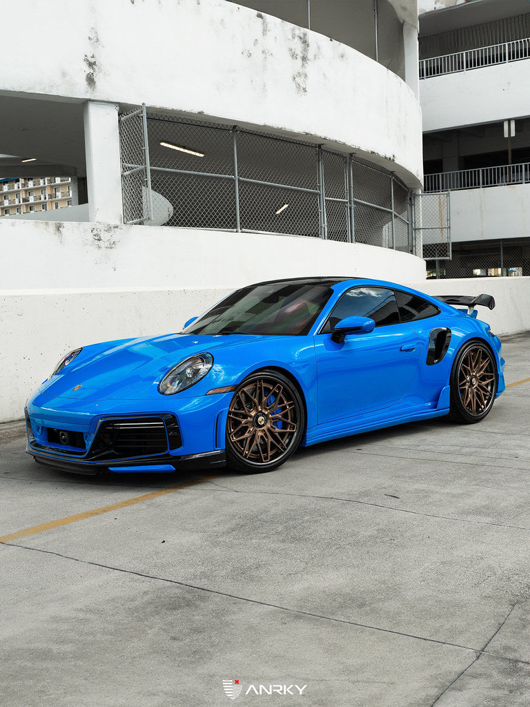ANRKY S3-X1 forged wheel on TechART Porsche 992TT-S | X-Series S3-X1