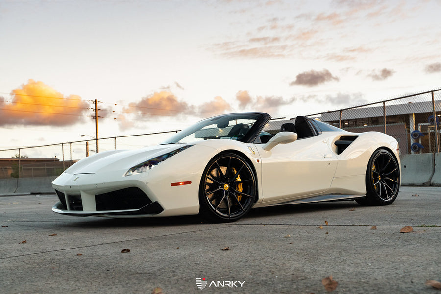 ANRKY AN12 forged wheel on Ferrari 488GTB Spyder