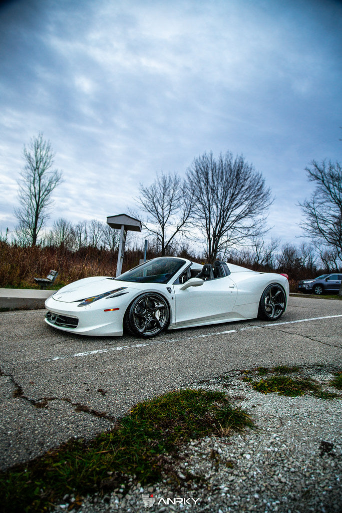 ANRKY XR-205 forged wheel on Ferrari 458 Spyder