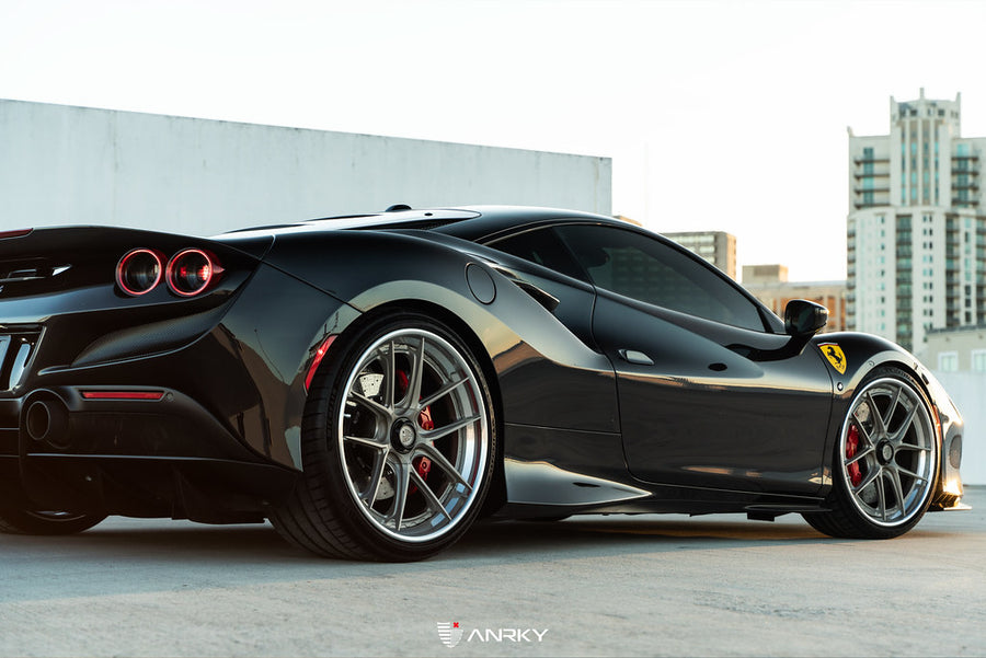 ANRKY XR-301 forged wheel on Ferrari F8 Tributo