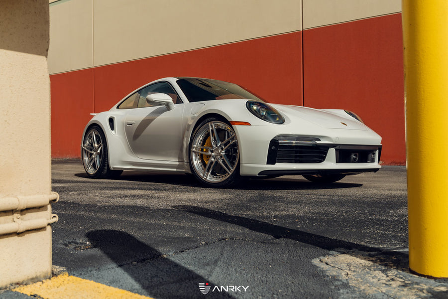 ANRKY AN27 forged wheel on Porsche 992TT