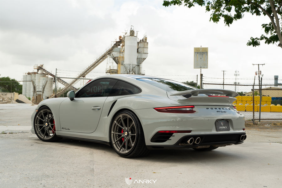 ANRKY AN22 forged wheel on Porsche 991TT-S