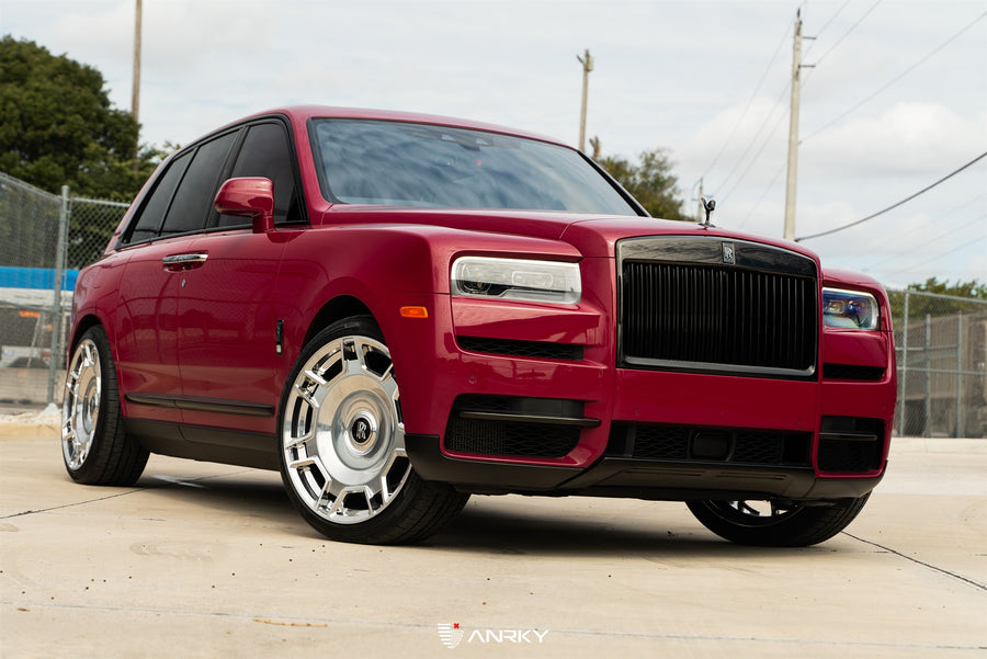 ANRKY RF-177 forged wheel on Rolls Royce Cullinan Black Badge