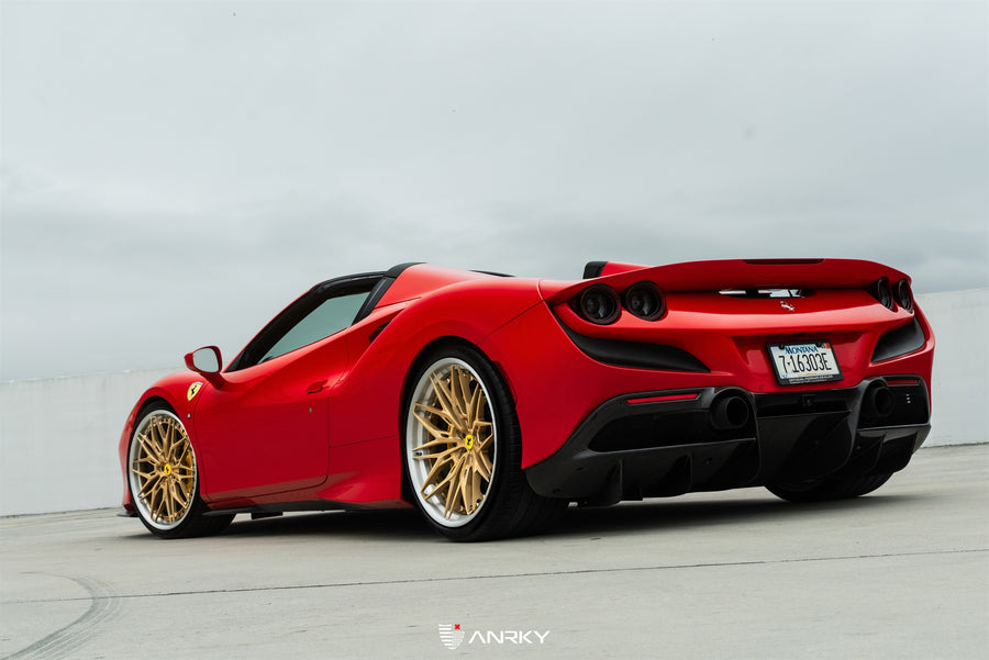 ANRKY S3-X1 forged wheel on Ferrari F8 Spyder