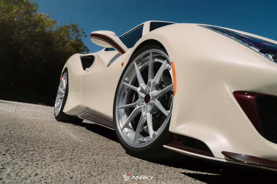 ANRKY AN32 forged wheel on Ferrari 488 Pista Spider