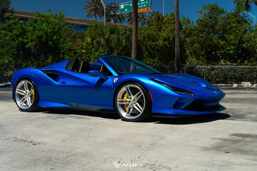 ANRKY AN17 forged wheel on Ferrari F8 Spider