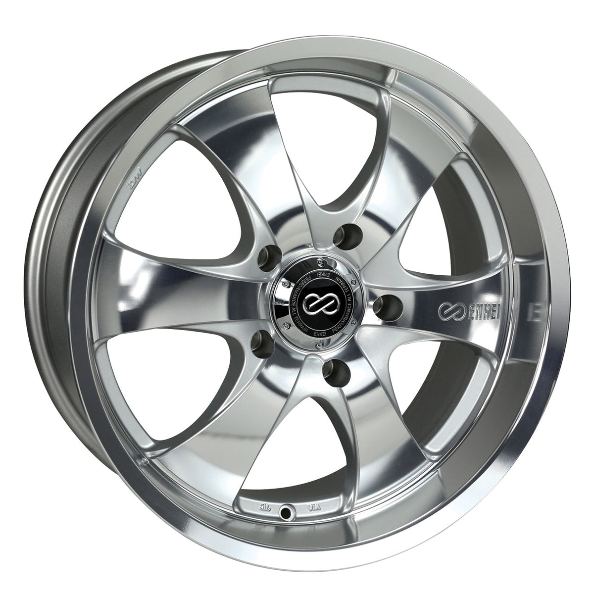 Enkei M6 Silver/Machined wheel