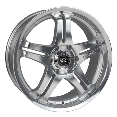 Enkei M5 Silver/Machined wheel