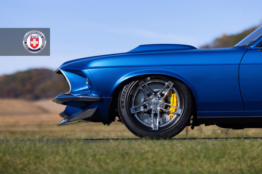 HRE G-Code forged wheel on 1969 Ford Mustang Patriarc