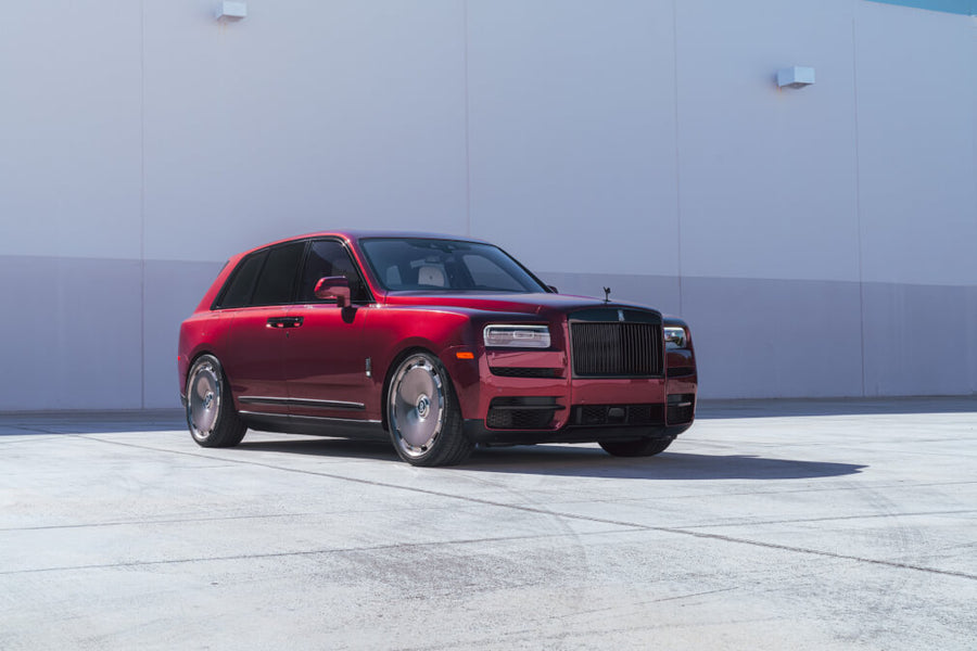 HRE L108M forged wheel on Rolls Royce Cullinan RED