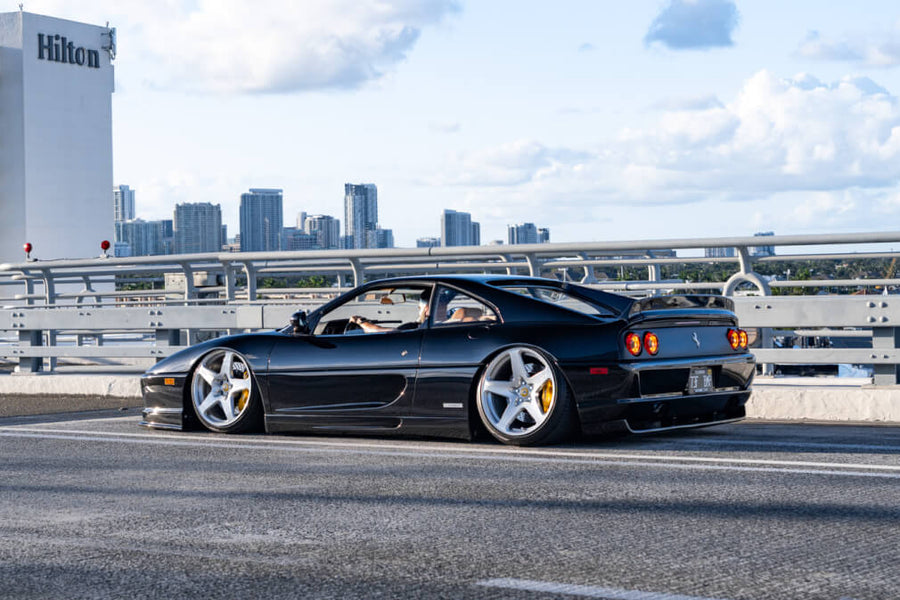 HRE 527M forged wheel on Ferrari F355