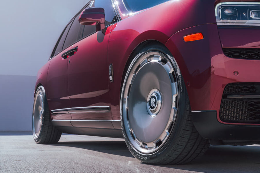 HRE L108M forged wheel on Rolls Royce Cullinan RED