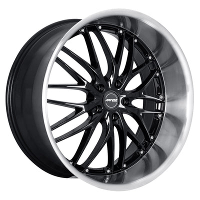 MRR GT1 Machined/Milled/Black wheel