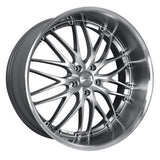 MRR GT1 Machined/Milled/Silver wheel