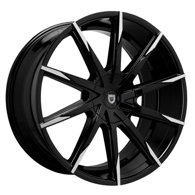 Lexani CSS-15 CVR Black/Machined wheel