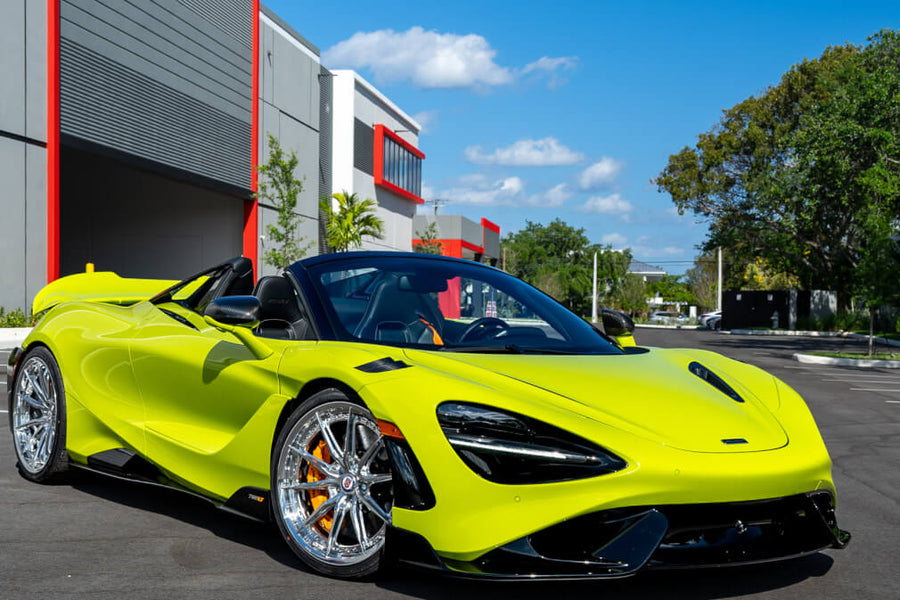 HRE S104SC forged wheel on Mclaren 765LT
