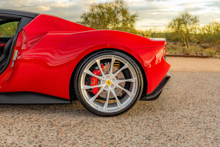 HRE P204 forged wheel on Ferrari 296 GTB