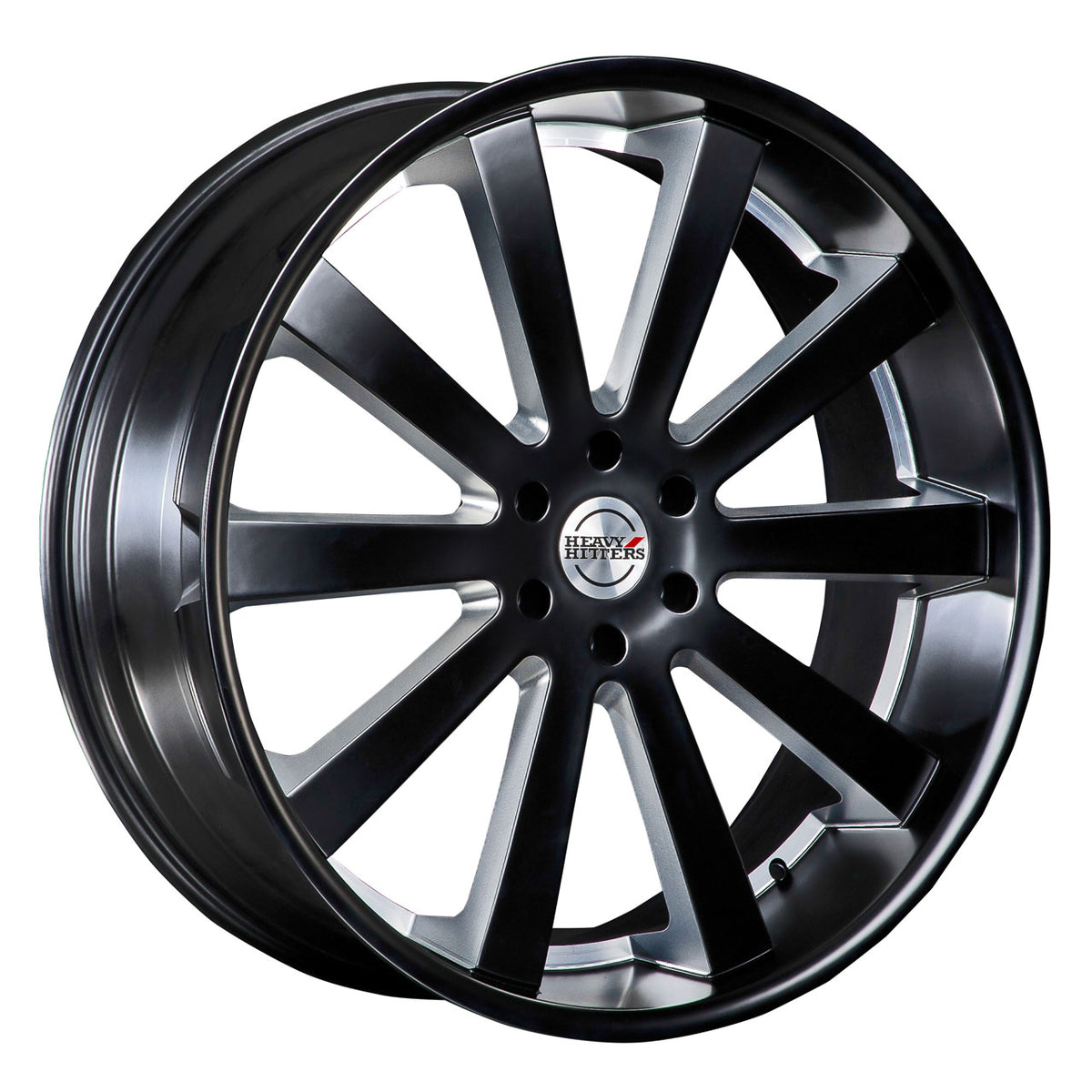 Heavy Hitters HH10 Black/Machined wheel