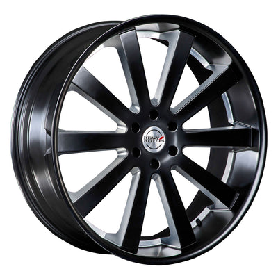 Heavy Hitters HH10 Black/Machined wheel